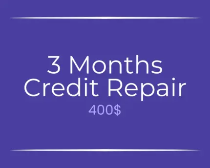 3 Months Credit Repair